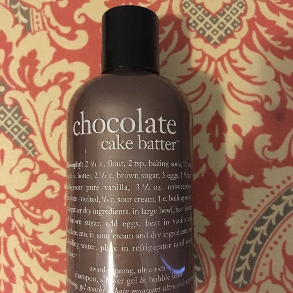 Philosophy chocolate cake batter